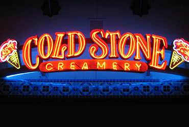 Neon Sign Cold Stone Creamery