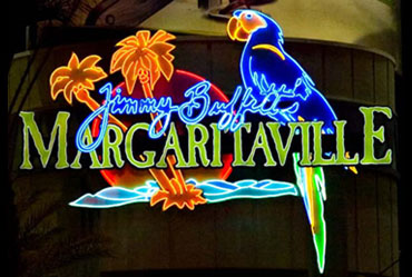 Neon Sign Jimmy Buffet Margaritaville